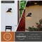 Vaxcel Dunbar 1 Light Matte Black and Gold Contemporary Outdoor Wall Sconce Metal Shade T0682 - alternate 6